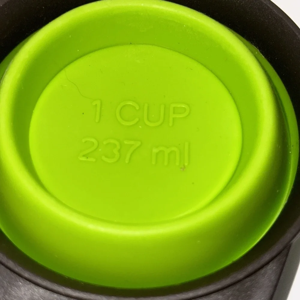 Dongez 3-in-1 Pet Food Scoop Measuring Cup Bag Clip Collapsible BPA Free DS-021